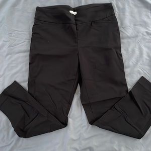Van Heusen stretch pull on pants black size 12